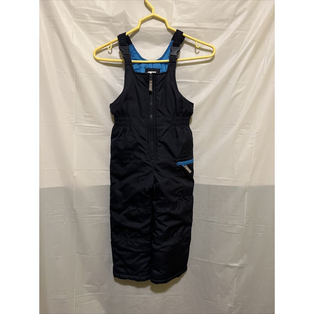 Carter's Navy Blue Insulated Snow Bibs Ski Pants Unisex Size 4 Toddler